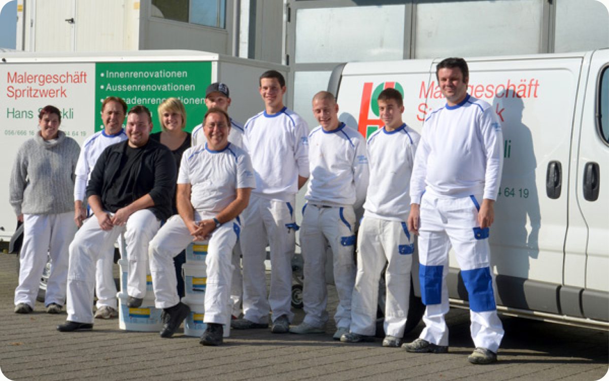 Das Team von Malergeschäft Stöckli